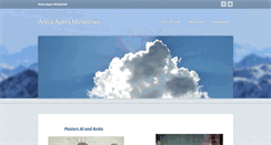 Desktop Screenshot of anitaayersministries.com
